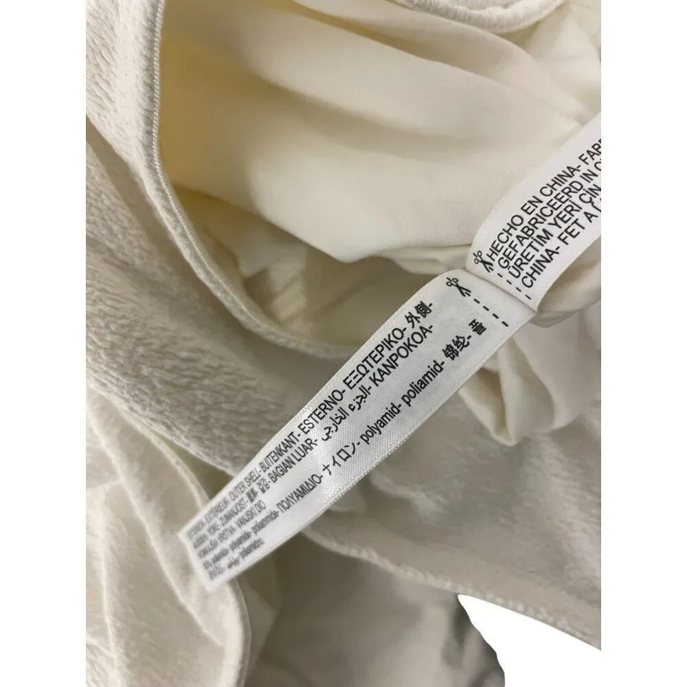 Massimo Dutti Women Swimsuit XS White Halter One Piece Open back 5123/555 NWT - Picture 11 of 16